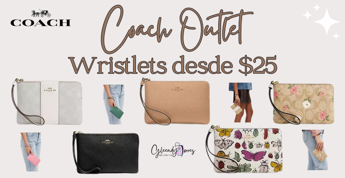 Descubre las Wristlets de Coach desde $25: Elegancia, Funcionalidad y Estilo en un Solo Accesorio